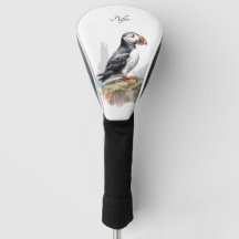 Puffin op een Rock Waterverf, op maat