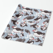 Puffin-pakpapier Cadeaupapier (Uitgerold)