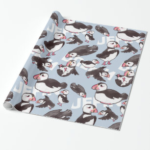Puffin-pakpapier Cadeaupapier