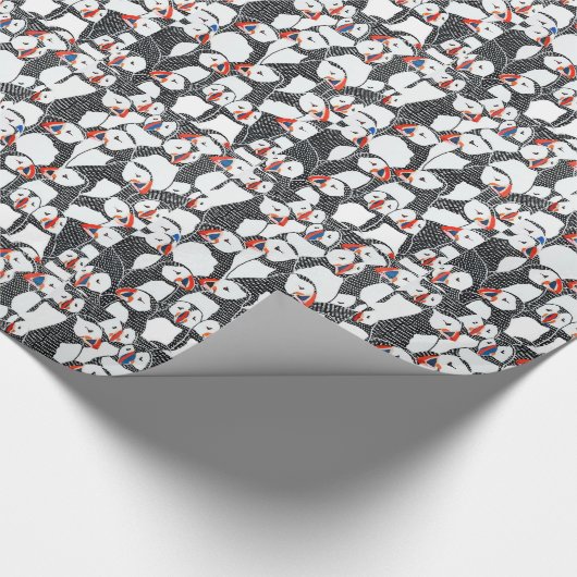 Puffin-pakpapier Cadeaupapier (Hoek)