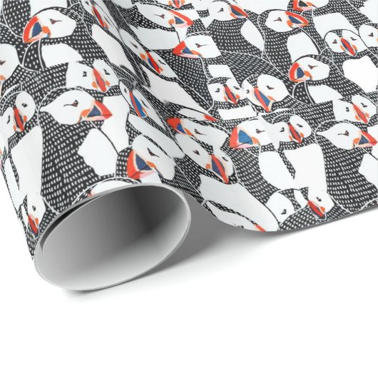 Puffin-pakpapier Cadeaupapier (Rol Hoek)