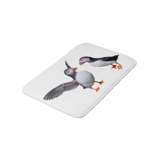Puffin Pals Bath Mat (kies uw kleur) (Gekanteld)