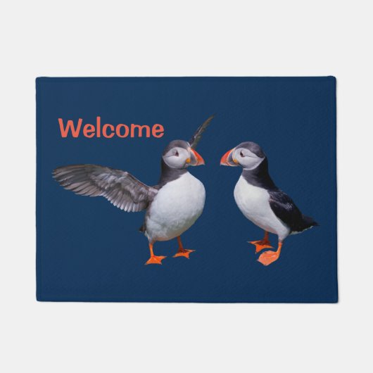 Puffin Pals Deurklep (marine) Deurmat (Voorkant)