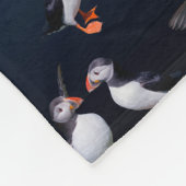 Puffin Pals Fleece Blanket (Donkerblauwe mix) (Hoek)