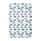 Puffin Party Bath Mat (kies kleur) (Voorkant Verticaal)