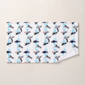 Puffin Party Bathroom Towel set Bad Handdoek (Handdoek)