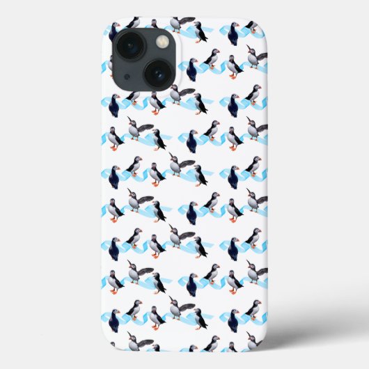 Puffin Party iPad Hoes (kies kleur) (Achterkant)