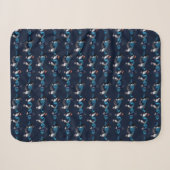 Puffin Party Sherpa Blanket (marine) Deken (Voorkant (horizontaal))