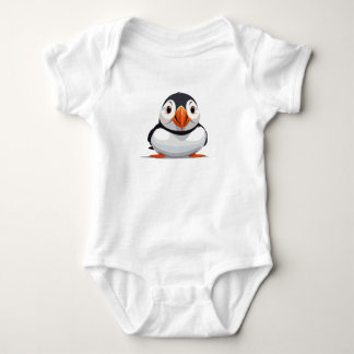 Puffin Peeking Schattigee Schattige Funny Animal C Romper
