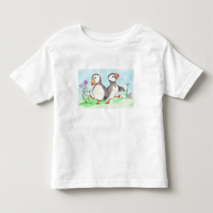 Puffin Polka Kinder Shirts