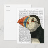 Puffin Portrait Briefkaart (Voorkant / Achterkant)