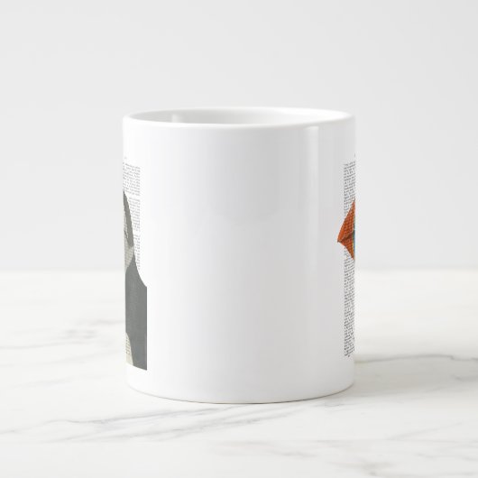 Puffin Portrait Grote Koffiekop (Voorkant)