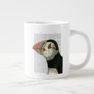 Puffin Portrait Grote Koffiekop