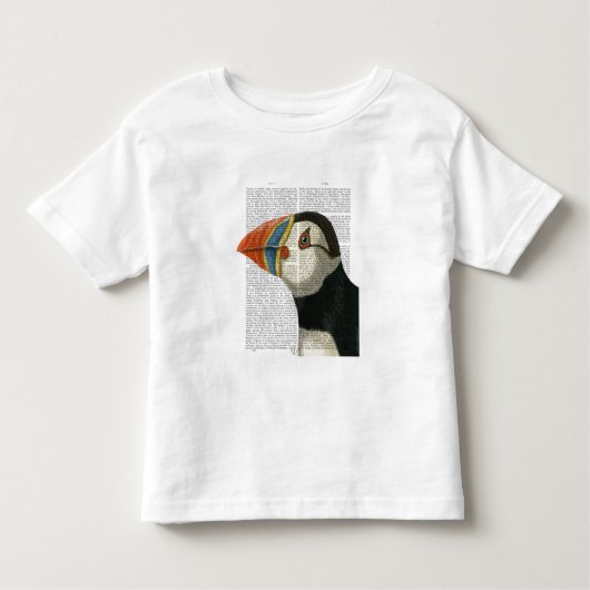 Puffin Portrait Kinder Shirts (Voorkant)