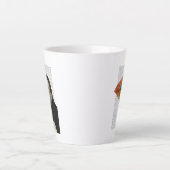 Puffin Portrait Latte Mok (Voorkant)