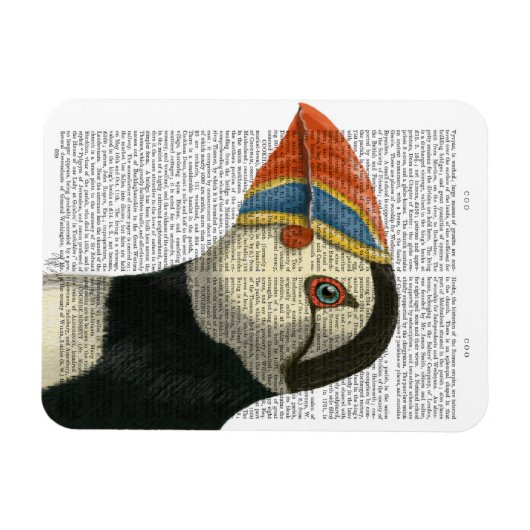 Puffin Portrait Magneet (Horizontaal)