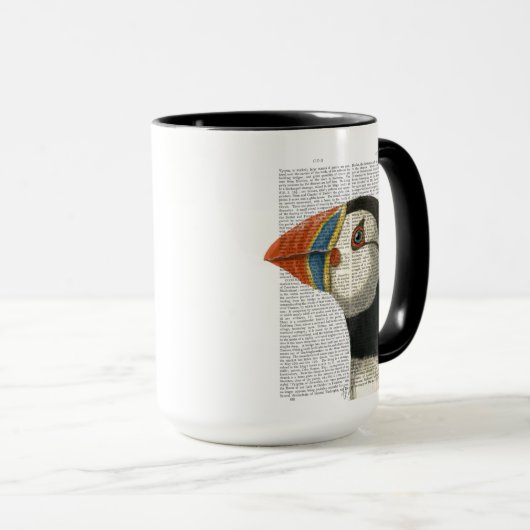 Puffin Portrait Mok (Voorkant rechts)