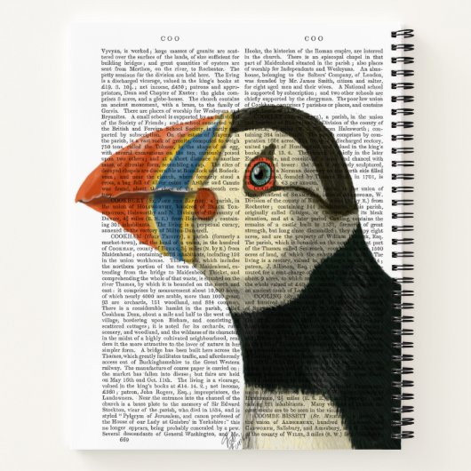 Puffin Portrait Notitieboek (Achterkant)