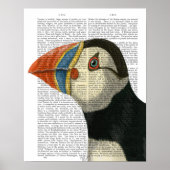 Puffin Portrait Poster (Voorkant)