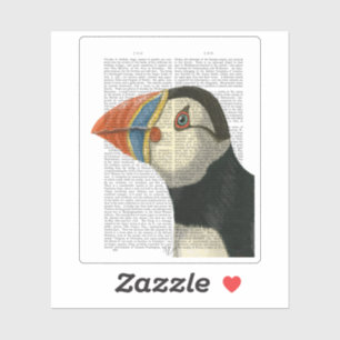 Puffin Portrait Sticker