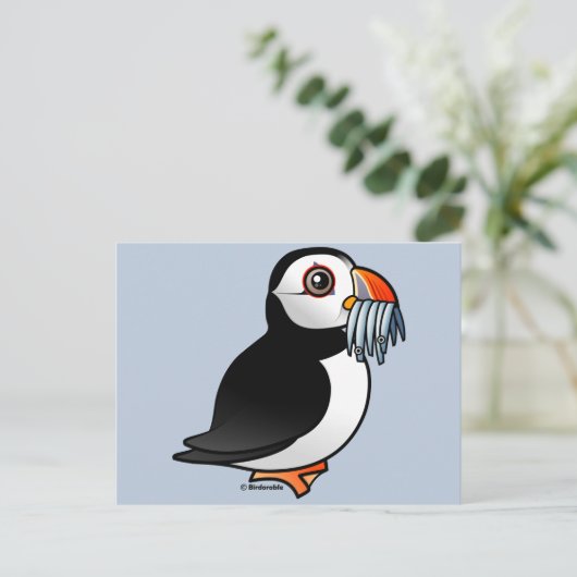 Puffin Prowess Briefkaart (Staand voorkant)