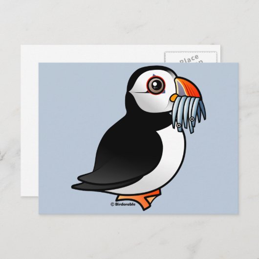Puffin Prowess Briefkaart (Voorkant / Achterkant)