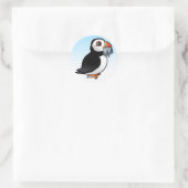 Puffin Prowess Ronde Sticker (Tas)