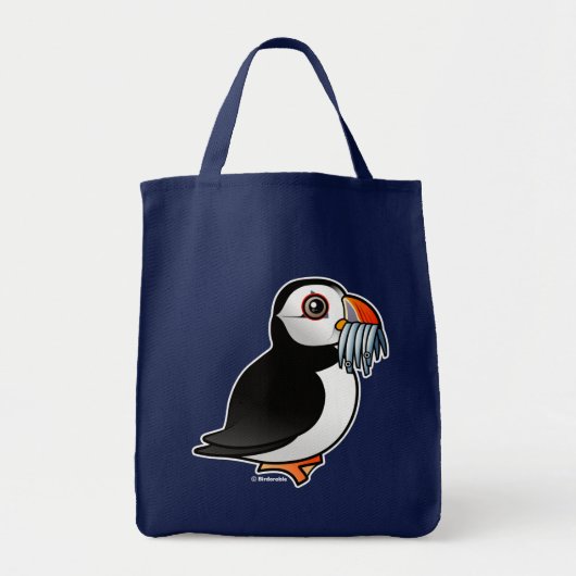 Puffin Prowess Tote Bag (Voorkant)
