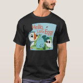 Puffin Rock- Hello Little Egg T-shirt (Voorkant)