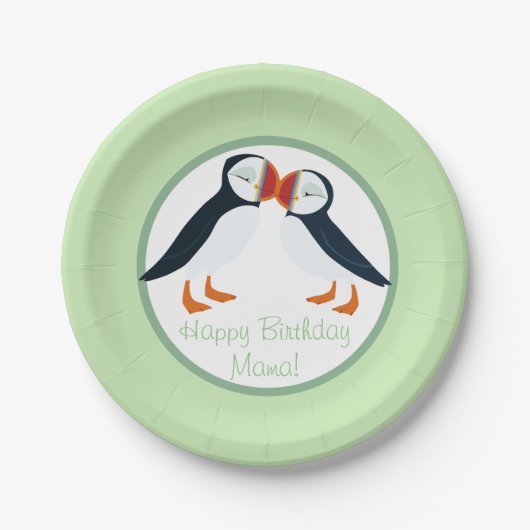 Puffin Rock Party Bord - Mama & Papa (Voorkant)