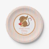 Puffin Rock Party Bord - Mossy (Voorkant)