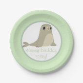 Puffin Rock Party Bord - Silky (Voorkant)