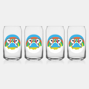 Puffin Rocks Blikvorm Glas