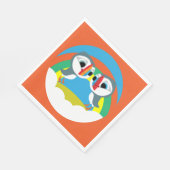 Puffin Rocks Servet (Hoek)