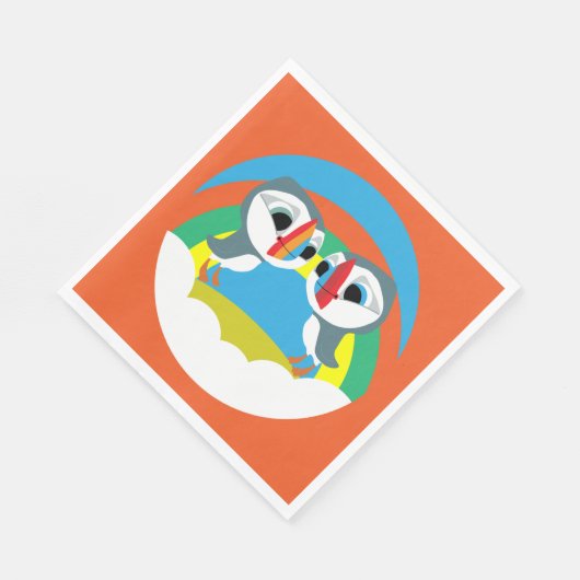 Puffin Rocks Servet (Hoek)