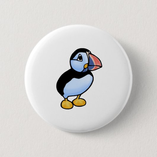 Puffin Ronde Button 5,7 Cm (Voorkant)
