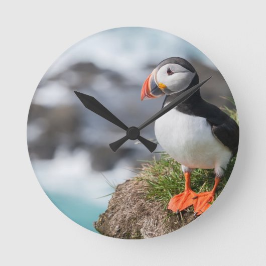 Puffin Ronde Klok (Voorkant)