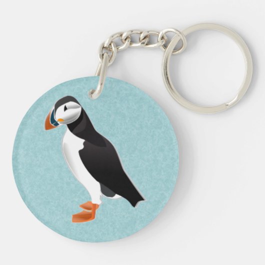 puffin sleutelhanger (Achterkant)