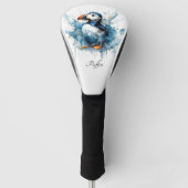 Puffin Splash, aangepast Golfheadcover (Voorkant)