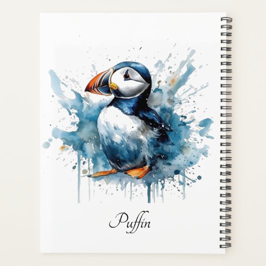 Puffin Splash, aangepast Planner (Achterkant)