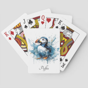 Puffin Splash, aangepast Pokerkaarten