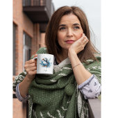 Puffin Splash, aangepast Tweekleurige Koffiemok