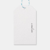 Puffin Splash, op maat Cadeaulabel (Achterkant)