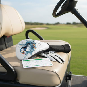 Puffin Splash, op maat gemaakt Golfheadcover
