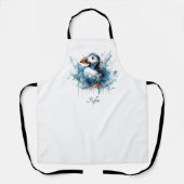 Puffin Splash, op maat Schort (Voorkant)