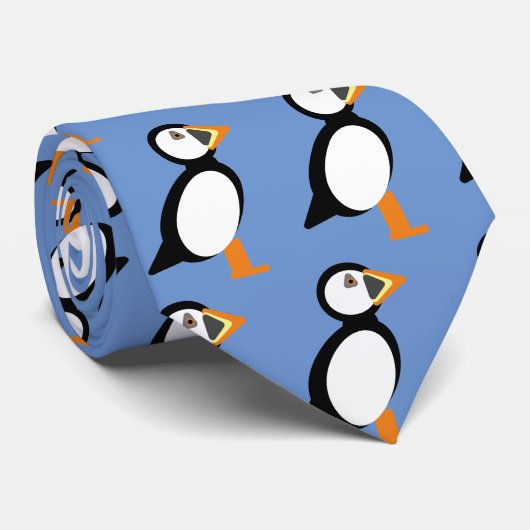 Puffin-Stropdas Stropdas (Opgerold)