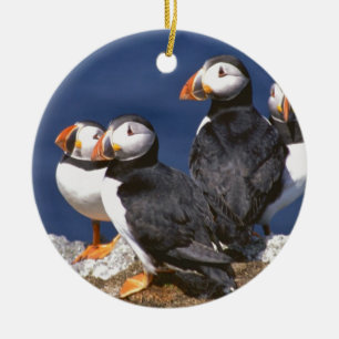 Puffin-tastic Keramisch Ornament