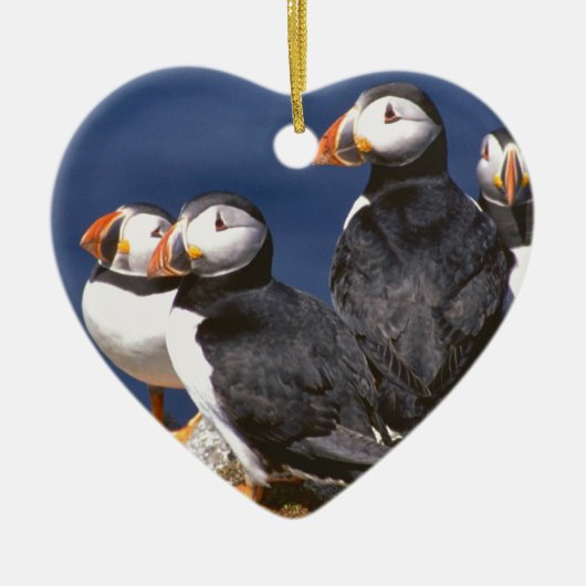 Puffin-tastic Keramisch Ornament (Voorkant)