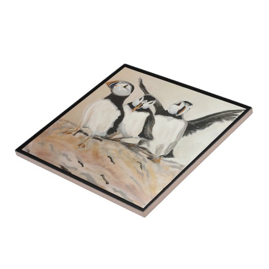 Puffin Tegeltje (Zijkant)