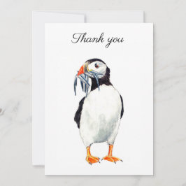 Puffin Thank you card Bedankkaart